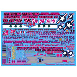 View 4 Academy US Marines F-4J Phantom II "Fighting Shamrocks" Model Kit Scale 1:48 12356
