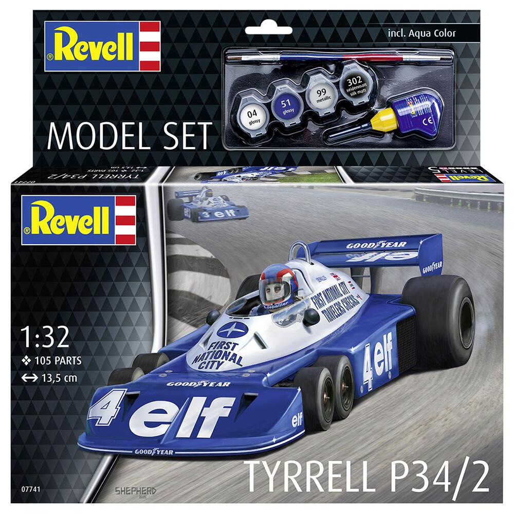 Revell Tyrrell P34/2 Racing Car Model SET Scale 1:32 67741