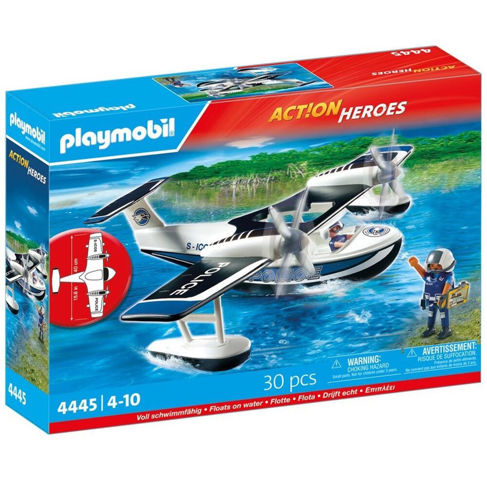 Playmobil Action Heroes Police Seaplane Playset 4445