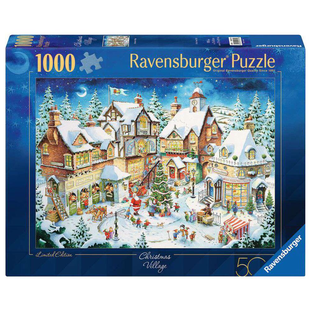 Ravensburger 50th Anniversary Christmas Village 1000 Piece Jigsaw Puzzle 12001271