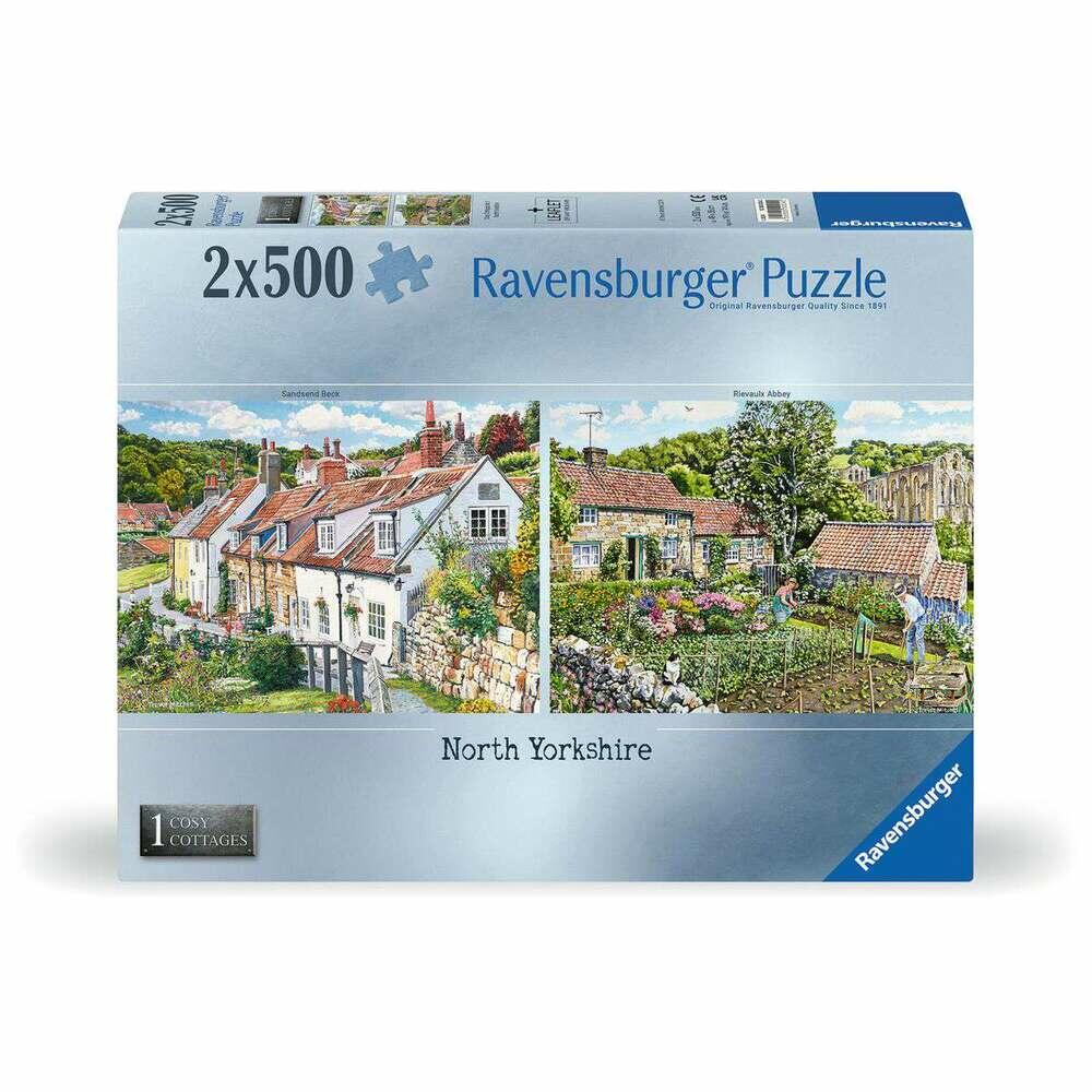 Ravensburger Cosy Cottages No.1 North Yorkshire 2x 500 Piece Jigsaw Puzzles 12000024
