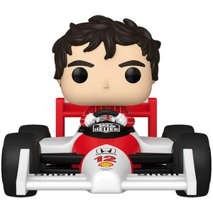 View 3 Funko Pop! Rides Super Deluxe Ayrton Senna in McLaren Racing Car Vinyl Figure #12 89329