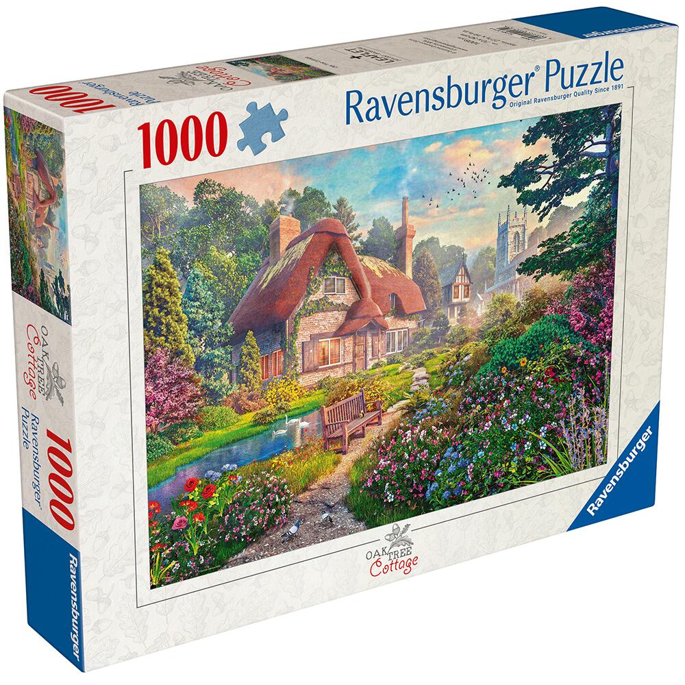 Ravensburger Oak Tree Cottage 1000 Piece Jigsaw Puzzle 12001571