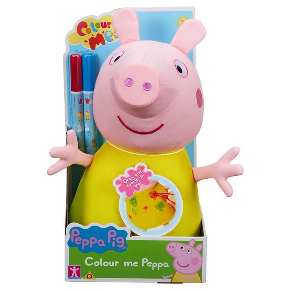 Colour　Me　Peppa　Pig　Soft　Peppa　Plush　Toy
