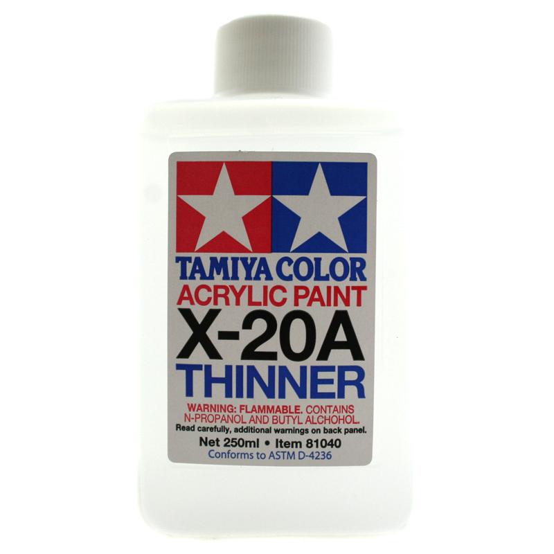 X-20A Tamiya Paint Thinner. 2 Bottles! NEW! Acrylic!