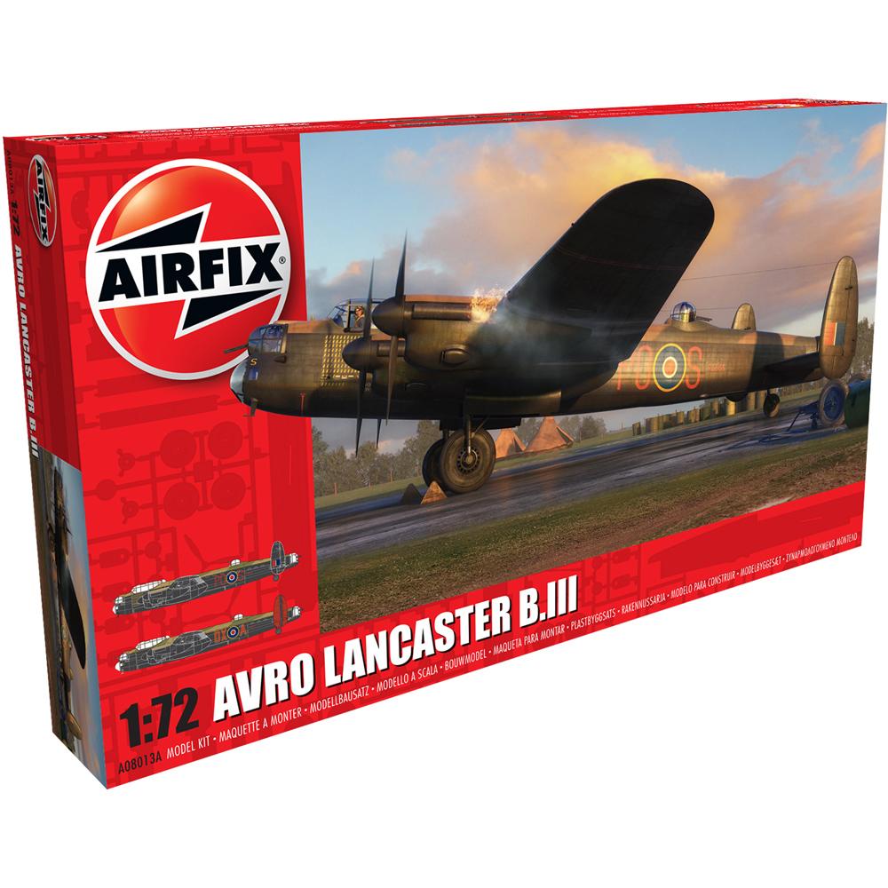Airfix British Avro Lancaster BIII Bomber Aircraft Plastic Model Kit Scale 1/72
