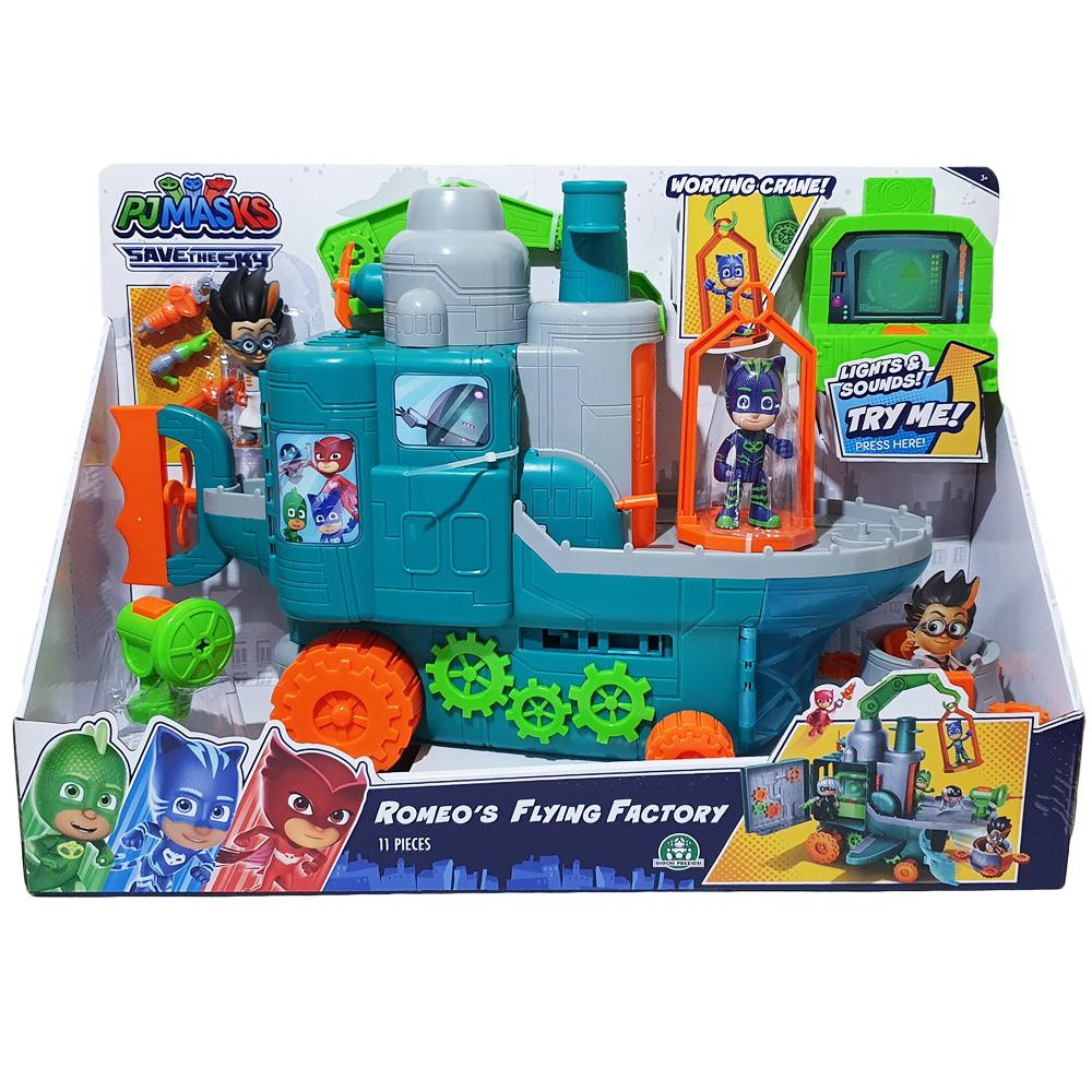 PJ Masks Romeo's Flying Factory Playset
