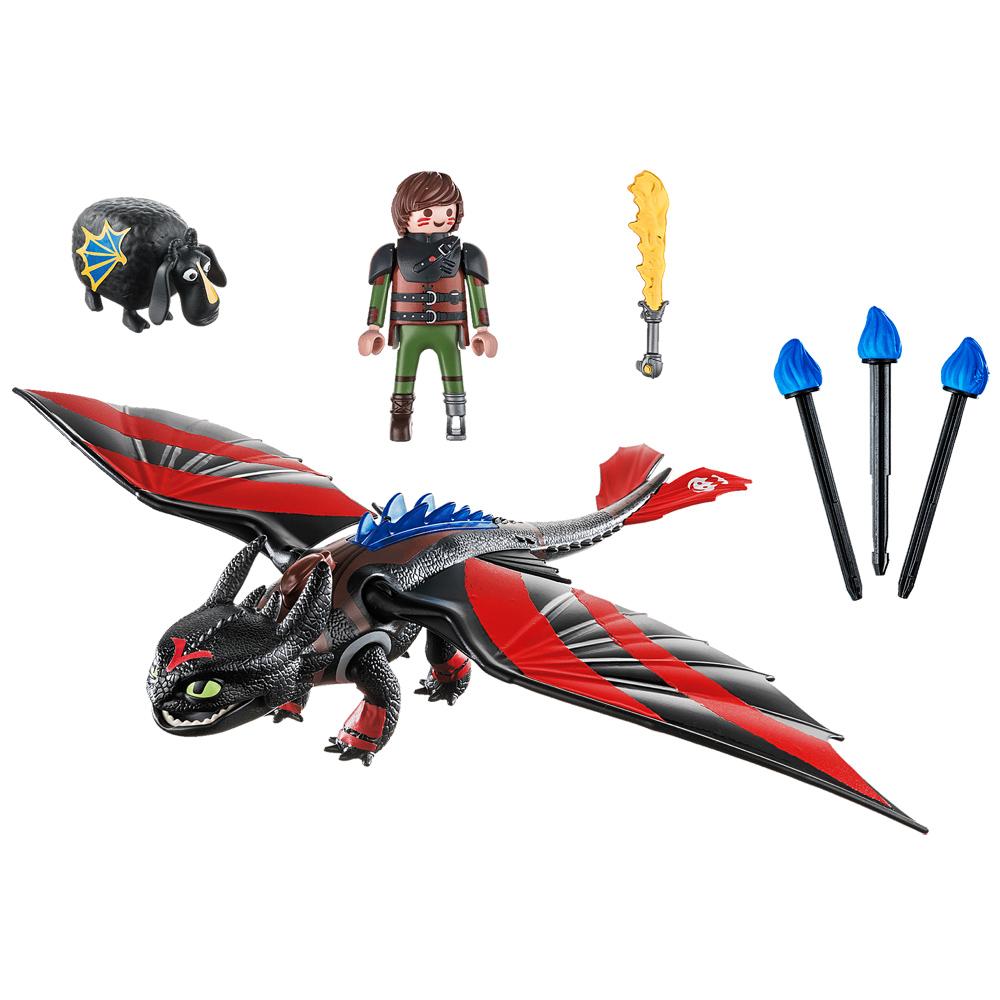 Playmobil Dreamworks Dragons Dragon Racing Hiccup and Toothless Playset