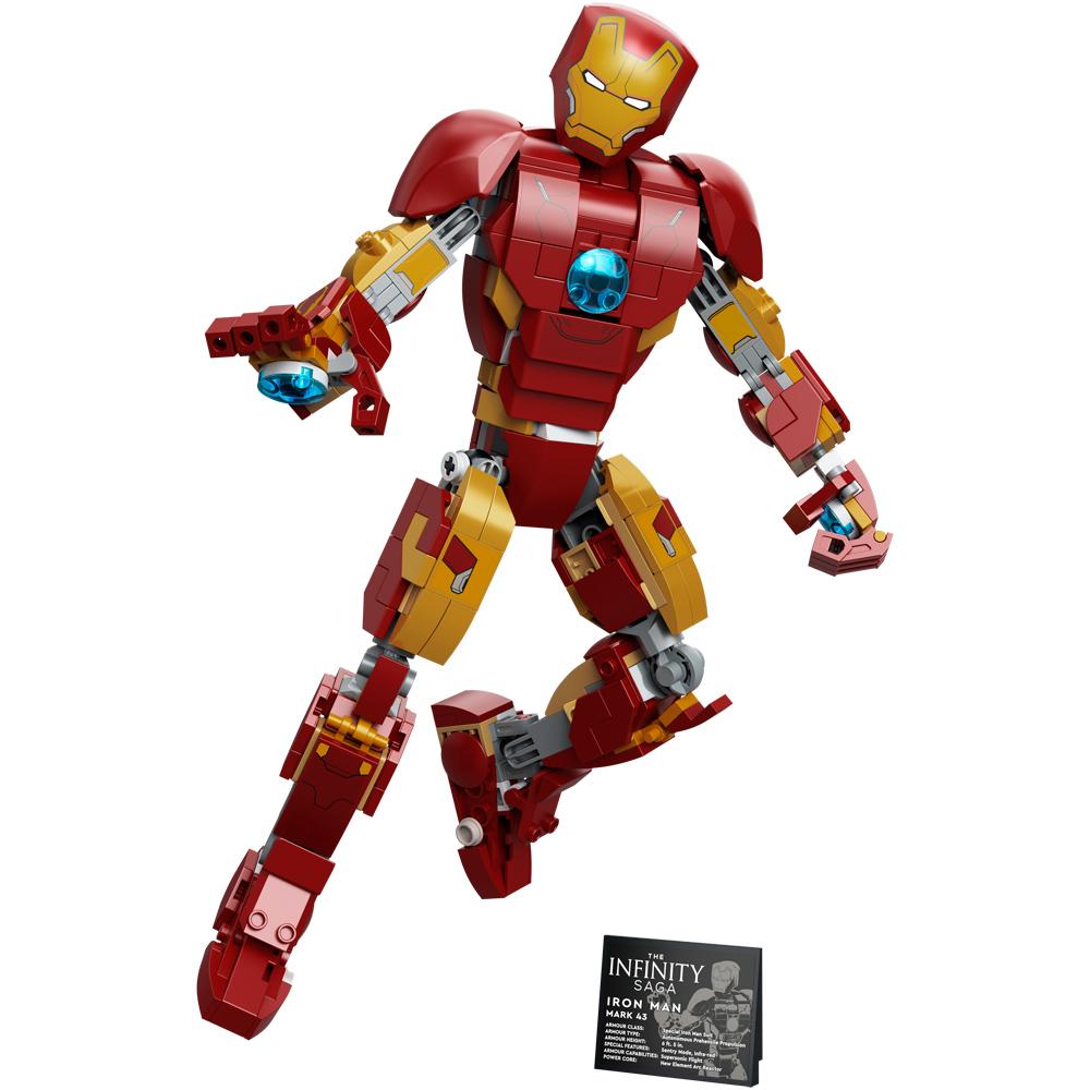 LEGO Marvel The Infinity Saga Iron Man Buildable Figure 381 Piece for ...