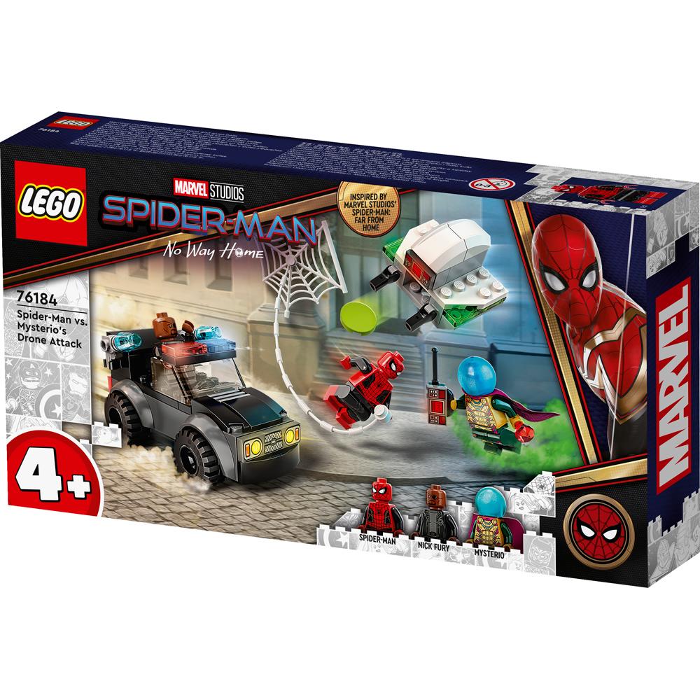 LEGO Marvel Spider-Man No Way Home vs Mysterio Drone Attack Building ...