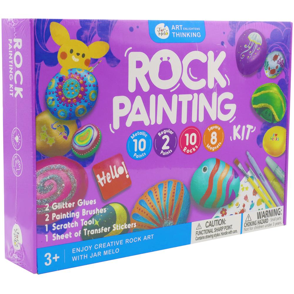 Best Deal for Jar Melo Deluxe Rocks and Magnet Painting Kit,Arts and