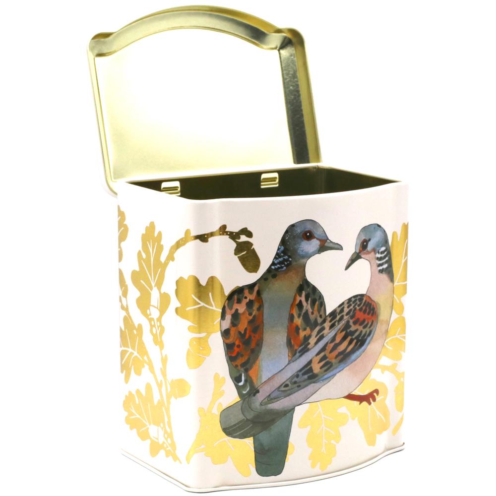 Emma Bridgewater Two Turtle Doves Bow Fronted Hinged Lid Caddy