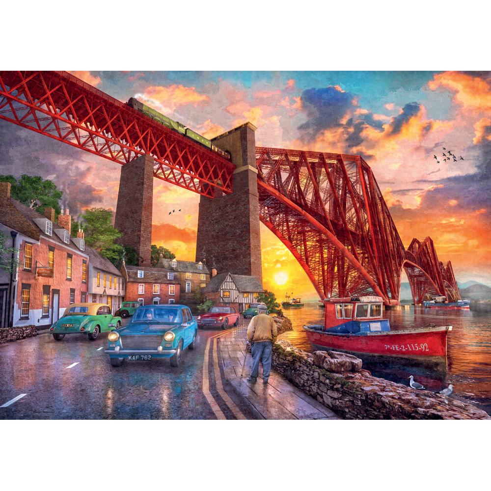 Ravensburger Forth Bridge at Sunset 1000 Piece Jigsaw Puzzle