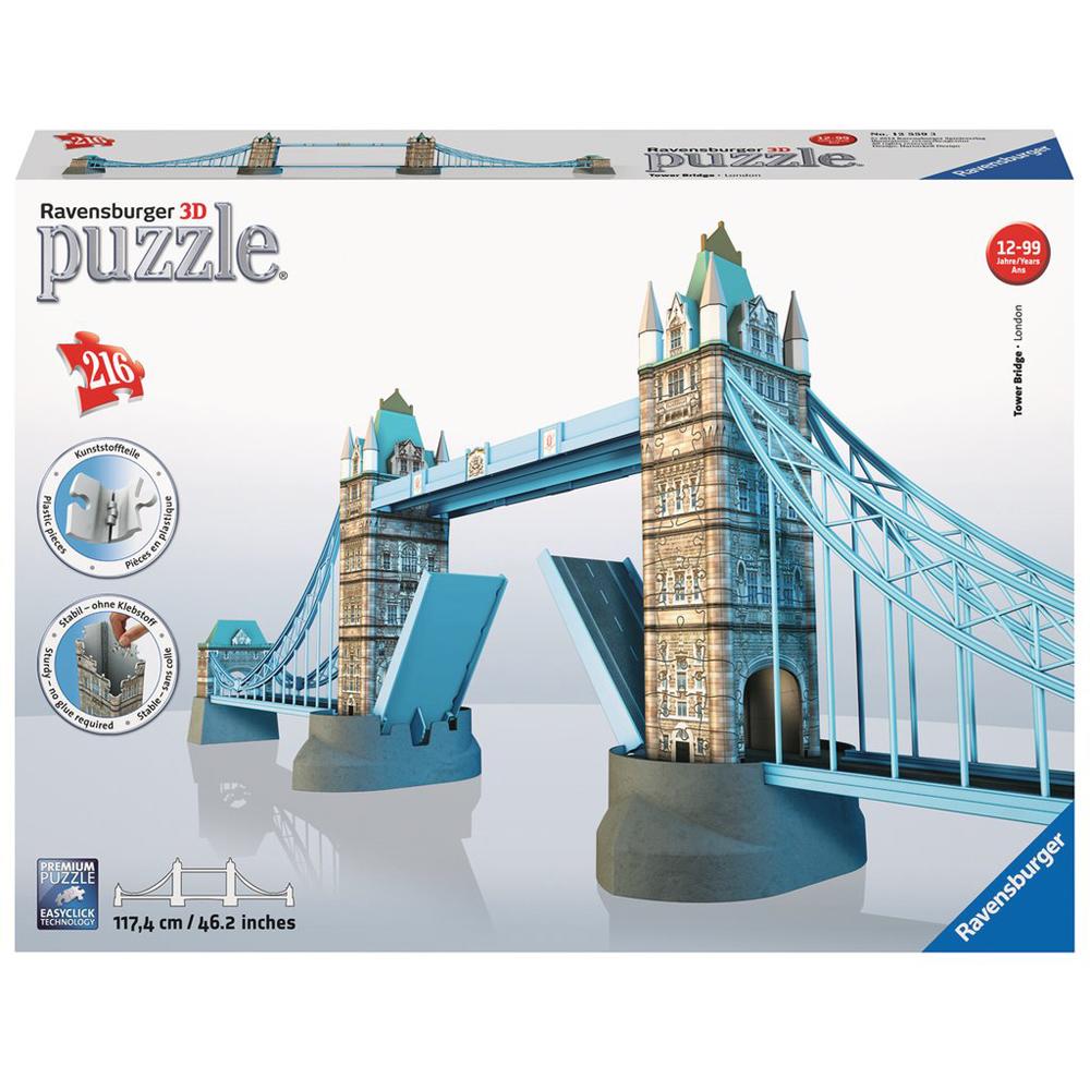 Ravensburger 3D Puzzle Tower Bridge of London 216 Piece RB12559