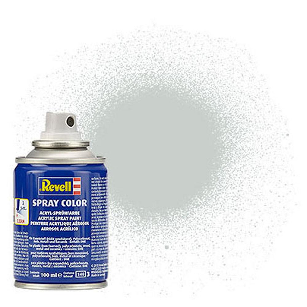View 2 Revell Spray Color Acrylic Spray Paint 100ml Light Grey Silk Matt 34371 34371