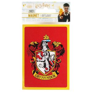 View 2 Harry Potter Gryffindor Crest Rectangular Metal Fridge Magnet 9cm x 6cm MAGMHP55