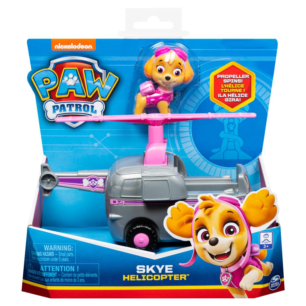 PAW Patrol Skye's Helicopter Vehicle with Pup Figure Playset for Ages 3+ 6061800