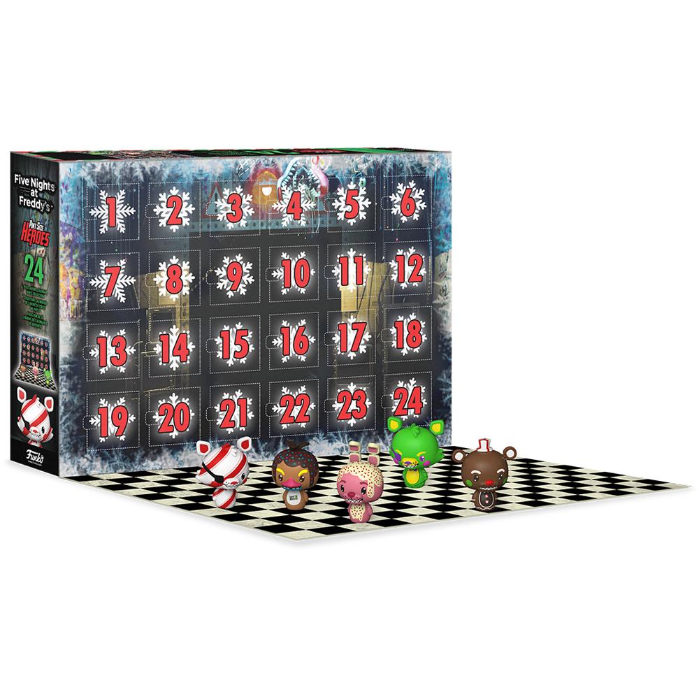 View 2 Funko Five Nights at Freddys Pint Sized Heroes Advent Calendar 24 Figures 58458