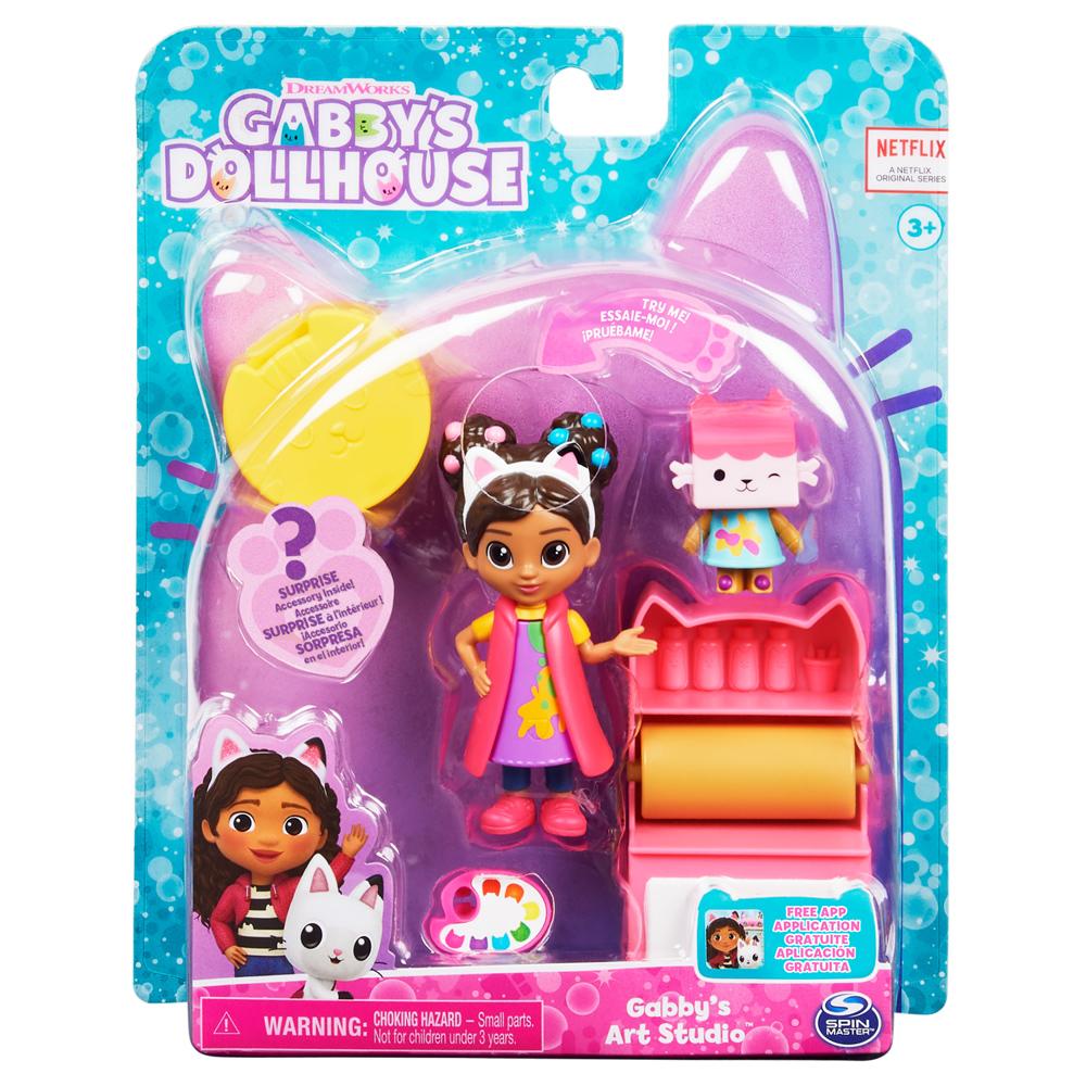 Gabby's Dollhouse Art Studio Playset with Figure and Surprise for Ages 3+ 20130493