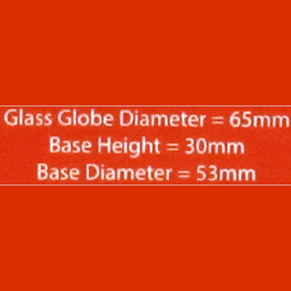 View 4 Back To The Future Festive Glass Snow Globe with Delorean DMC Time Machine SGBTTF01