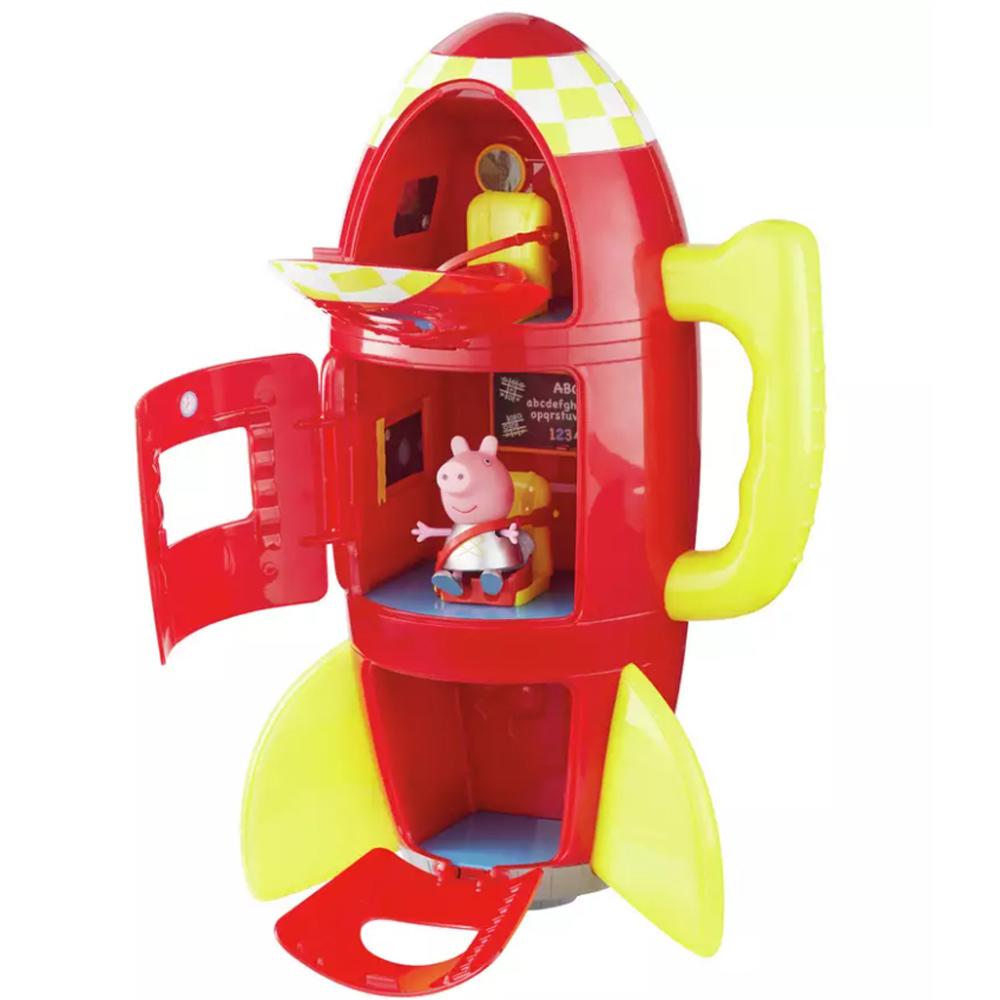View 2 Peppa Pig Spaceship Playset with Figure and Sound Effects for Ages 3+ 04673