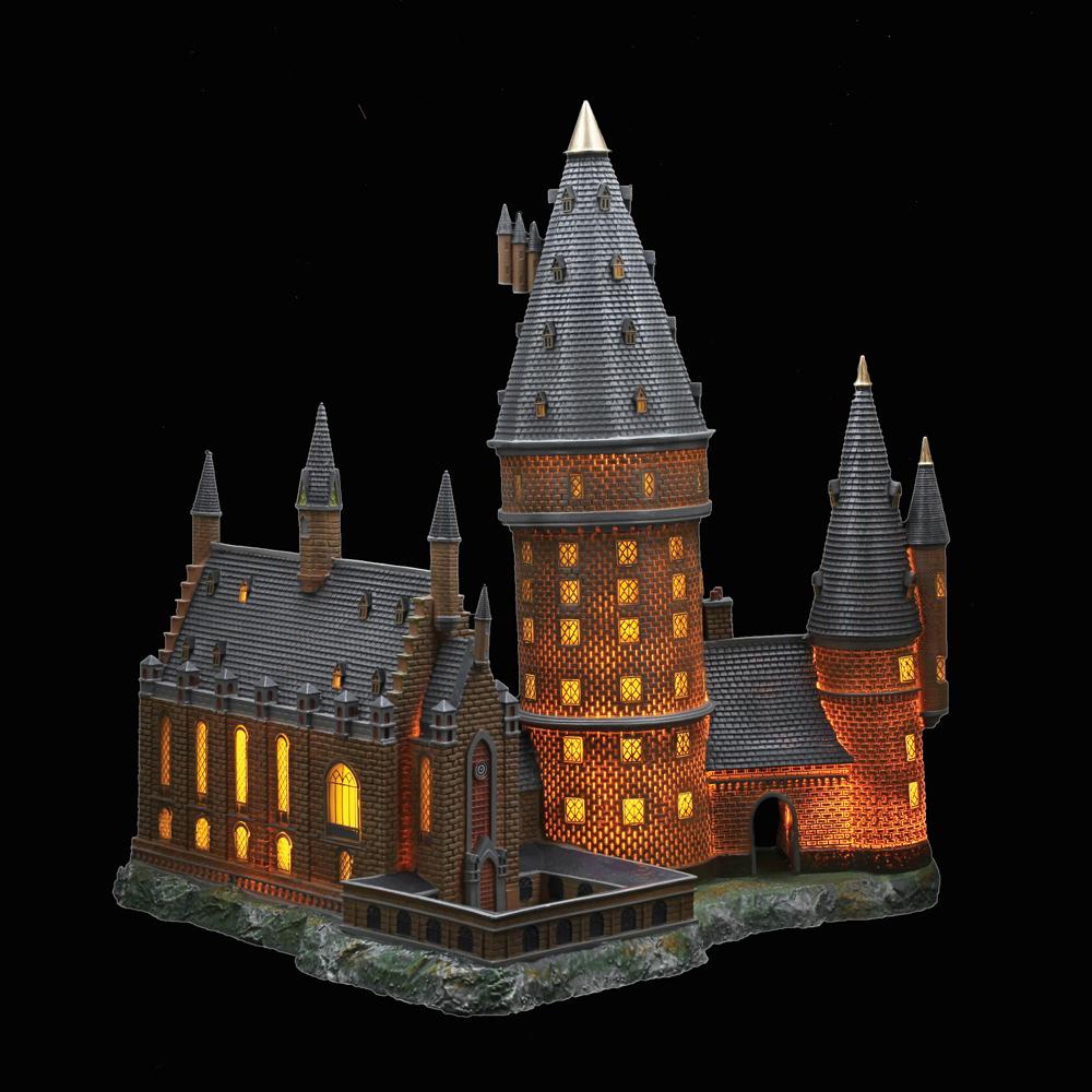 View 5 Department 56 Harry Potter Hogwarts Great Hall & Tower Resin Building A29970