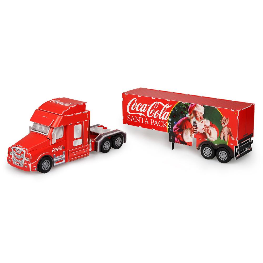 View 2 Revell Advent Calendar Coca Cola Truck 3D Puzzle 42cm Long for Ages 12+ 01041