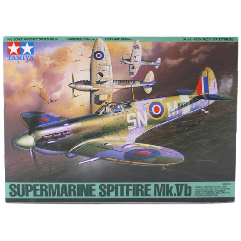 Tamiya Supermarine Spitfire Mk.Vb Model Kit Scale 1:48 61033