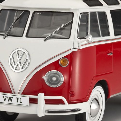 Revell Volkswagen T1 Camper Van Samba Bus Plastic Model Kit 07399 Scale ...