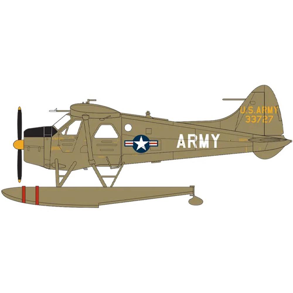 View 4 Airfix DHC Beaver Aircraft Vintage Classics Model Kit A03017V Scale 1/72 A03017V