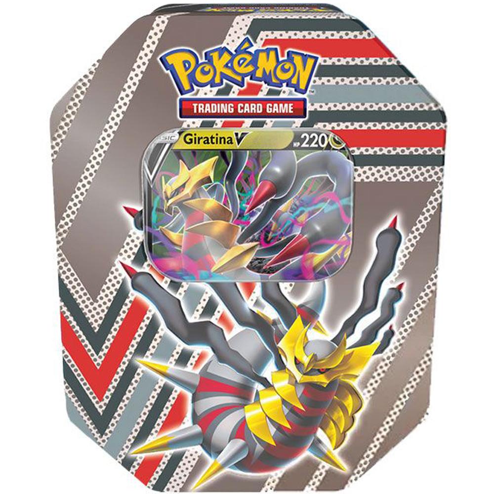 Pokémon Trading Card Game Hidden Potential GIRATINA V Tin with 4 Booster Packs POK85116-GIRATINA