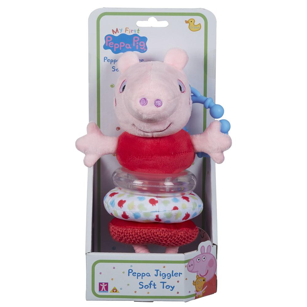 My First Peppa Pig Peppa Jiggler Soft Toy 07425