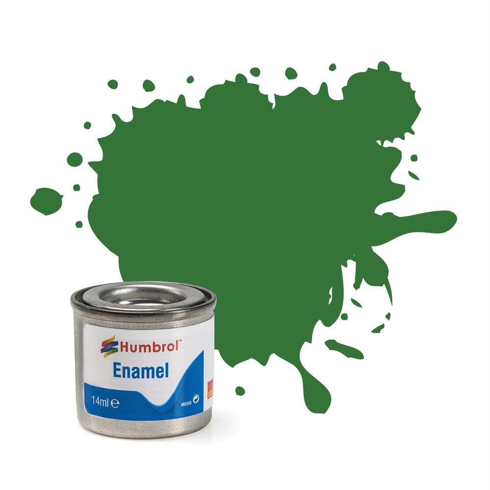Humbrol ENAMEL SATIN Finish Paint - Mid Green 131 A1448