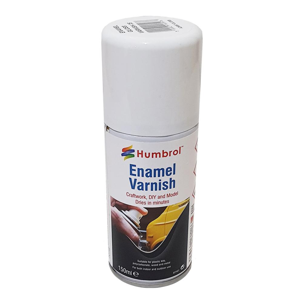 Humbrol ENAMEL Varnish Spray Paint GLOSS 150ml AD6997
