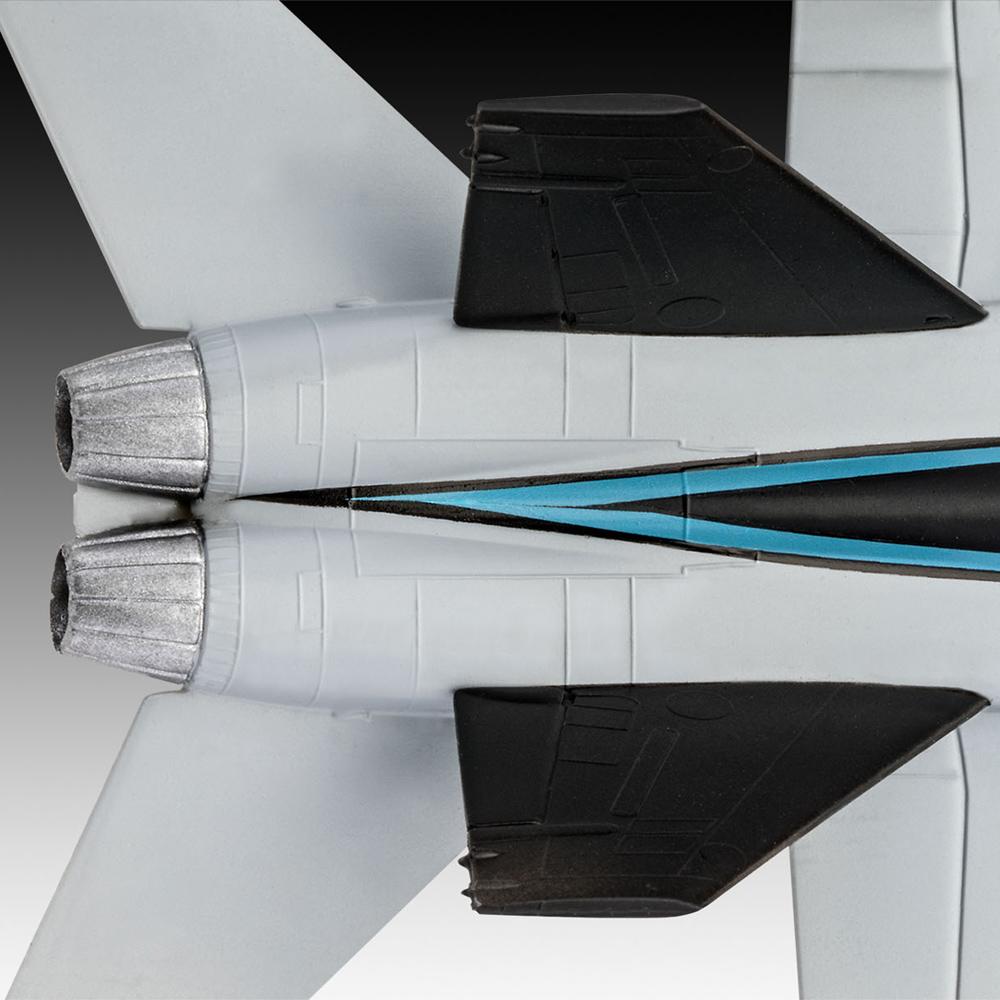 View 5 Revell Easy-Click Top Gun Maverick's F/A-18 Hornet Aircraft Model Kit Scale 1:72 04965