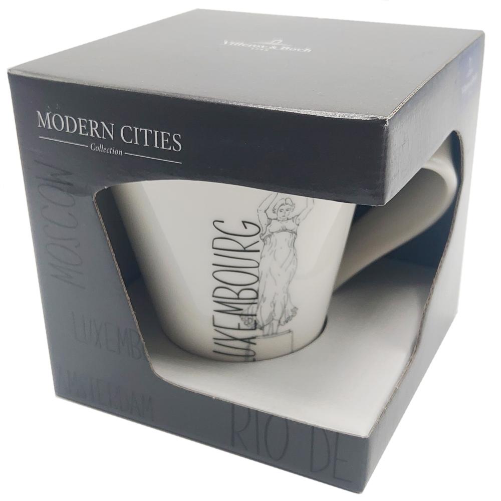 View 2 Villeroy & Boch Modern Cities Collection LUXEMBOURG 310ml Porcelain Mug BOXED 10-1628-5103
