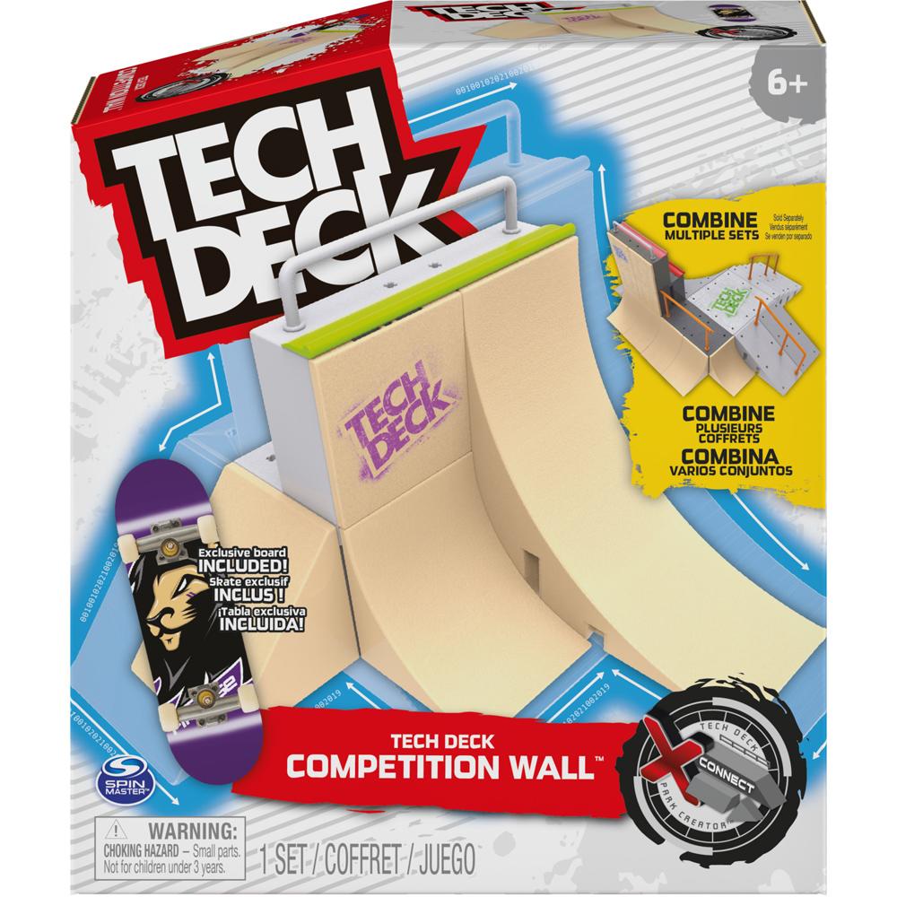 Tech Deck, Sk8 Garage X-Connect Park Creator, Customizable and Buildable  Ramp Set with Exclusive Fingerboard, Kids Toy for Boys and Girls Ages 6 and