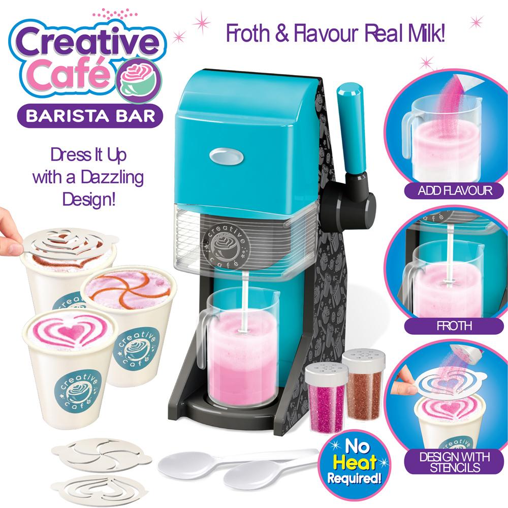 Creative Café Barista Bar Froth and Flavour Milk Playset by Cra-Z