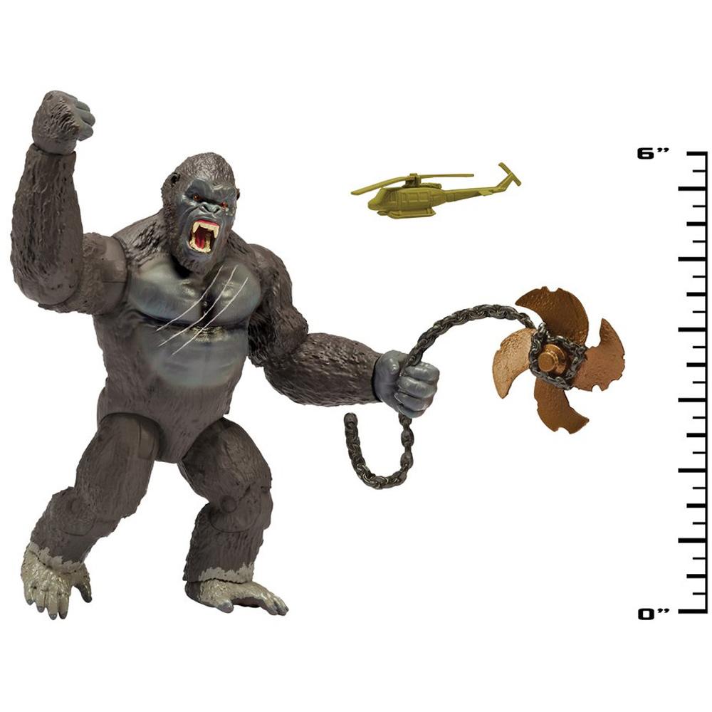 View 5 Monsterverse Kong Skull Island Ferocious Kong Figure with Articulation Ages 4+ MNG18000
