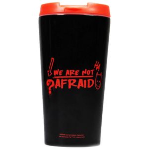 View 2 DC Comics Batman Villains We Are Not Afraid Metal Travel Mug MUGTBM02