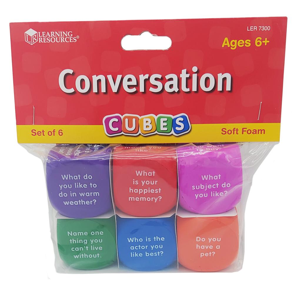 Learning Resources Conversation Cubes LER7300