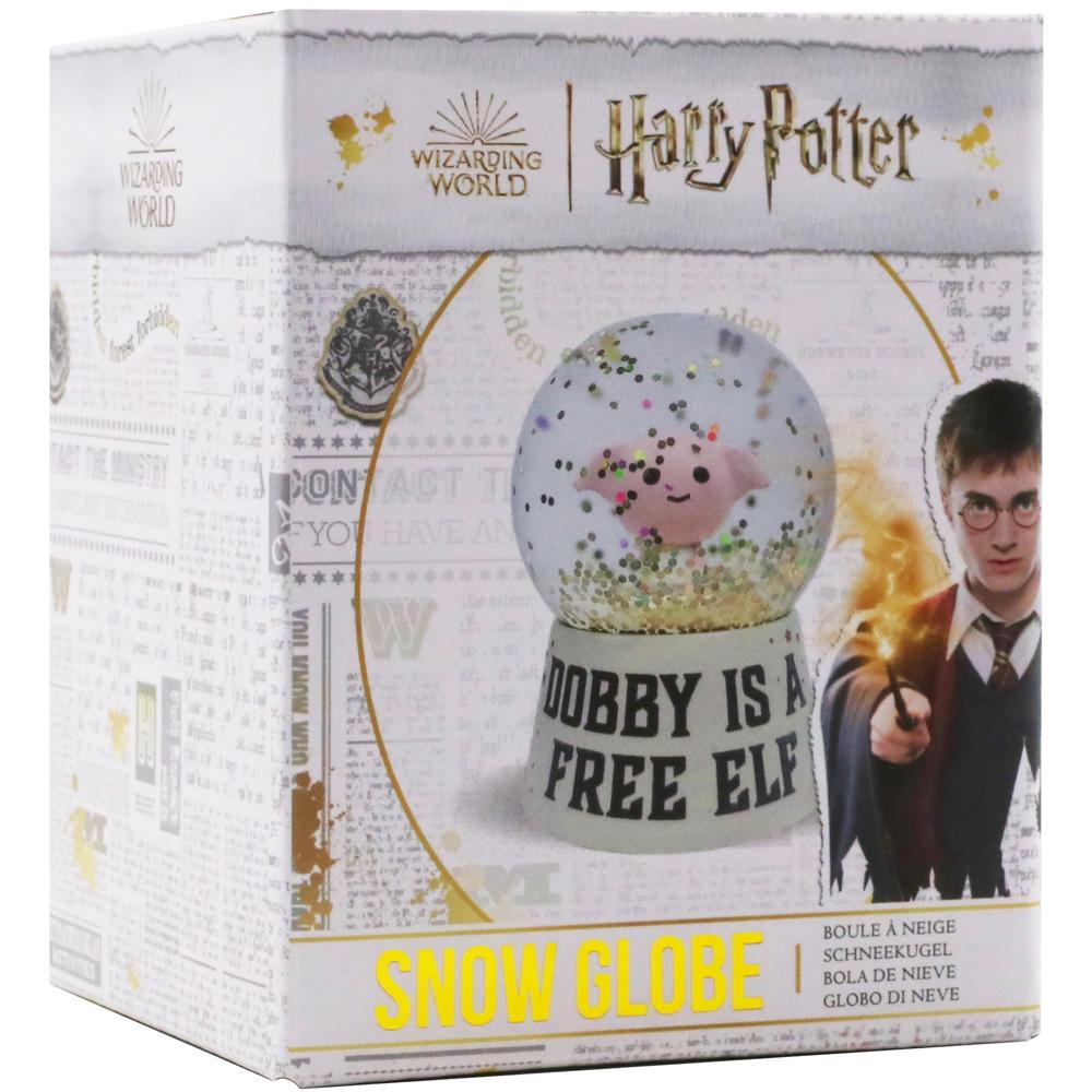 View 4 Harry Potter Dobby is a Free Elf Kawaii Miniature Snow Globe from Half Moon Bay SGHP13