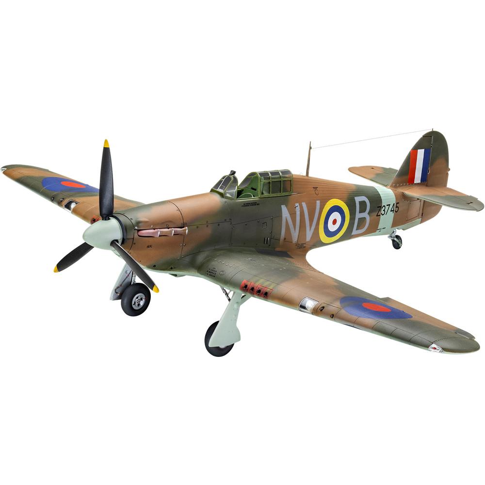View 2 Revell Hawker Hurricane Mk IIb British Military Aircraft Model Kit Scale 1:32 04968