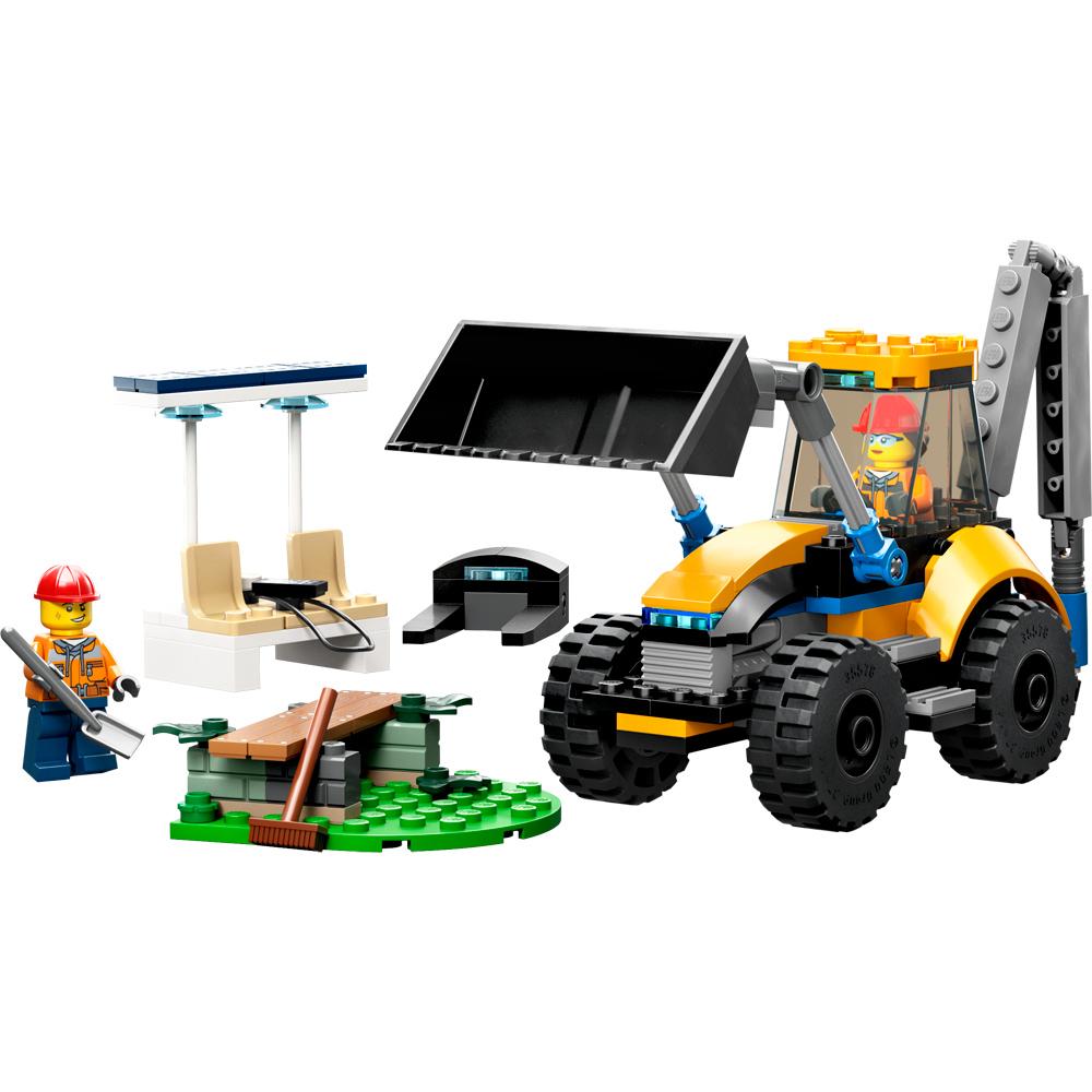 View 2 LEGO City Construction Digger Building Set Toy 148 Piece for Ages 5+ 60385
