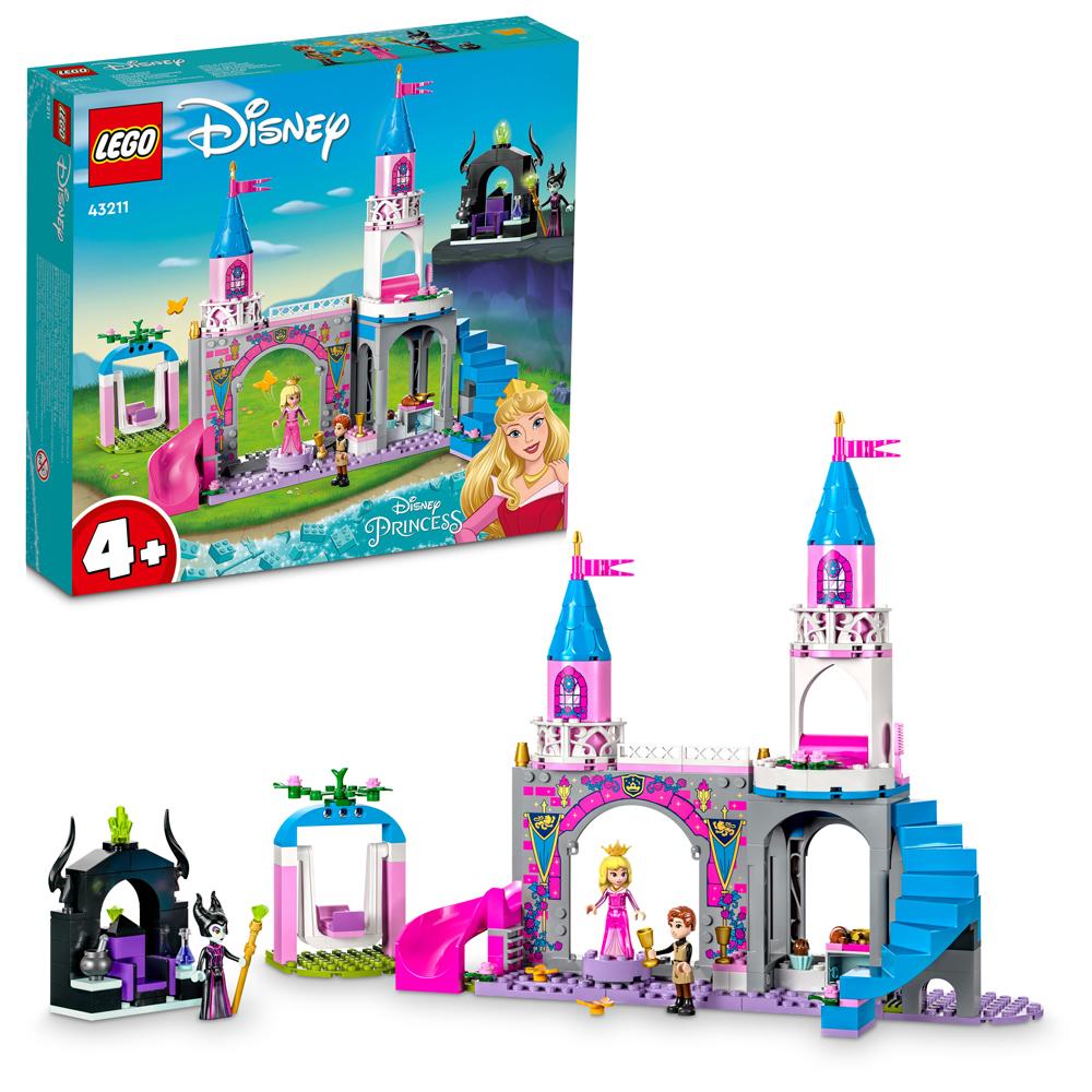 View 3 LEGO Disney Aurora's Castle Building Set Toy 187 Piece for Ages 4+ 43211