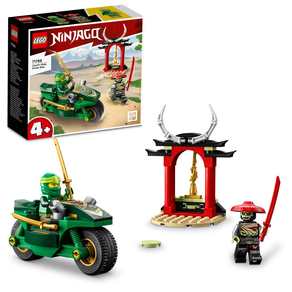 View 3 LEGO Ninjago Lloyd’s Ninja Street Bike Building Set Toy 64 Piece for Ages 4+ 71788