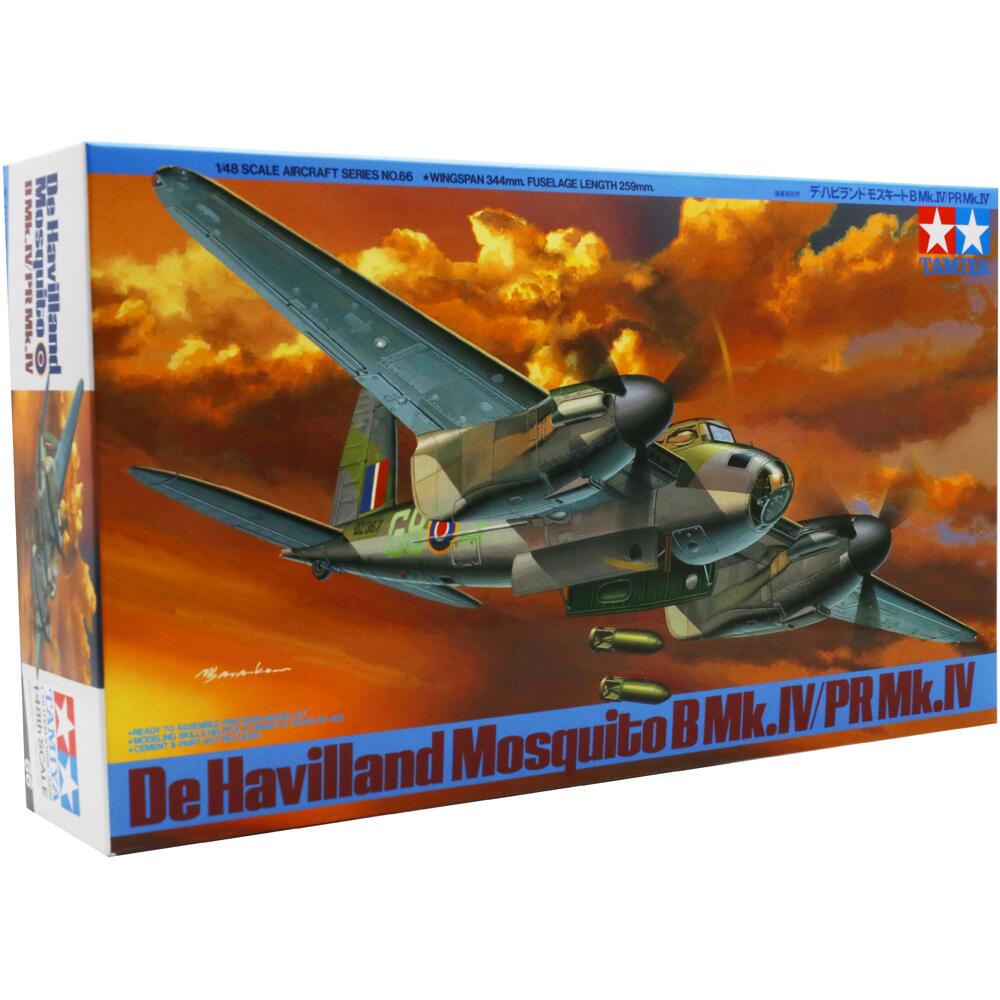 Tamiya De Havilland Mosquito BMk.IV/PR Mk.IV Model Kit Scale 1:48 61066