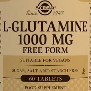 View 5 Solgar L-Glutamine 1000mg 60 Tablets SOLE1254