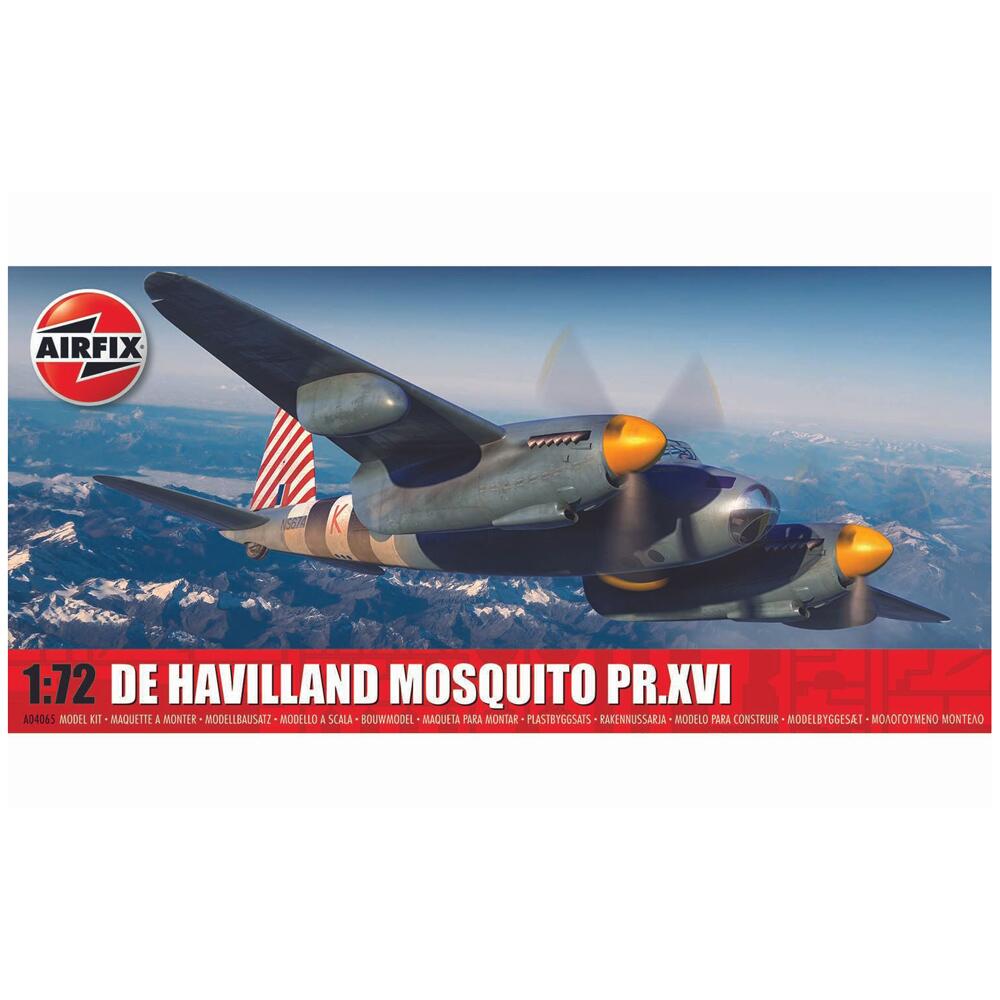 Airfix De Havilland Mosquito PR.XVI Military Aircraft Model Kit Scale 1:72 A04065