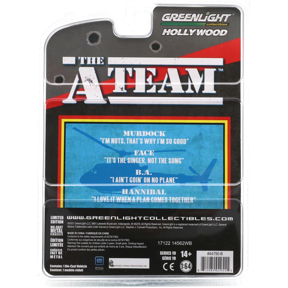 Greenlight 1/64 GMC Vandura 1983 - A-Team Green Machine Limited Edition - 44790-B
